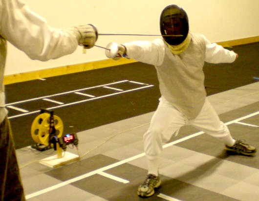 Fencing action